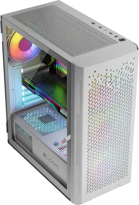 Logic Concept Aramis ARGB Midi White, Glasfenster