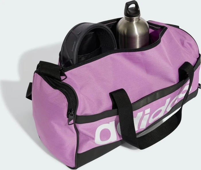 adidas Essentials Linear Duffelbag 14 Sporttasche preloved purple/white