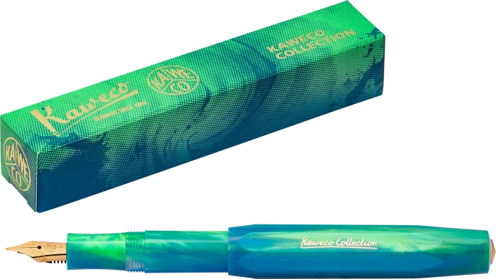 Kaweco Collection marble ocean, rechte Hand, extra fein