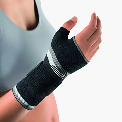 Bort Medical ManuBasic Plus Handgelenkbandage mit Daumeneinschluss links Größe S, 1 Stück