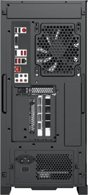 Xilence Riser Card, inkl. PCI-Slot Blende für Xilence, gewinkelt, PCIe 4.0, schwarz