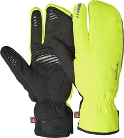 GripGrab Nordic 2 Fahrradhandschuhe yellow hi-vis