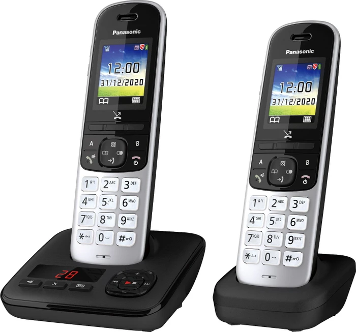 Panasonic KX-TGH722 schwarz/silber