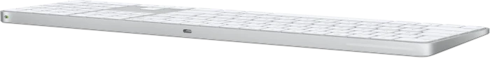 Apple Magic Keyboard mit Touch ID und Ziffernblock für Mac mit Apple Chip (USB-C), weiß/silber, USB/Bluetooth, DE