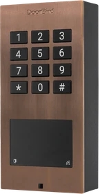 DoorBird A1121 IP Zugangskontrollsystem, 500 Mitarbeiter, Edelstahl V2A gebürstet, Bronze, Aufputz (423872042)