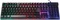 Manhattan Gaming-Tastatur mit Metallunterseite, LEDs RGB, schwarz, USB, DE Vorschaubild