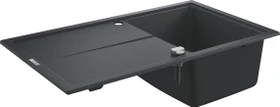 Grohe K400 50-C 86/50 1.0 rev Einbau Becken reversibel granit schwarz