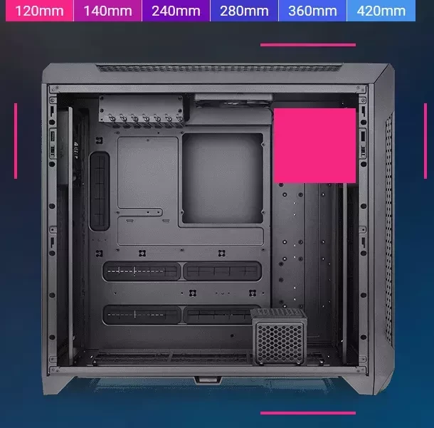 Thermaltake CTE C750 Air Snow, weiß, Glasfenster