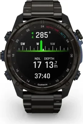 Garmin Descent Mk3i 51mm mit Titanarmband carbon grey & T2 Transceiver Bundle