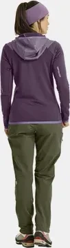 Ortovox Fleece Grid Hoody Funktionsjacke dark wild berry (Damen)