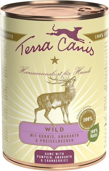 Terra Canis Wild mit Kürbis, Preiselbeeren & Amaranth, 4.80kg (12x 400g)