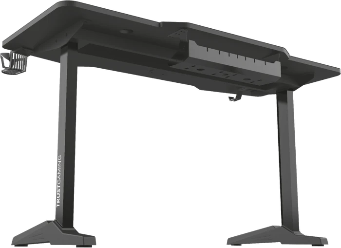 Trust Gaming GXT 1175 Imperius XL Gaming Desk Schreibtisch 140x66cm schwarz/schwarz