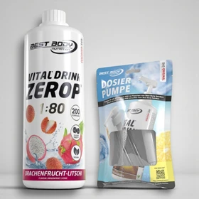 Best Body Nutrition Vital Drink Zerop Drachenfrucht Litschi 1l
