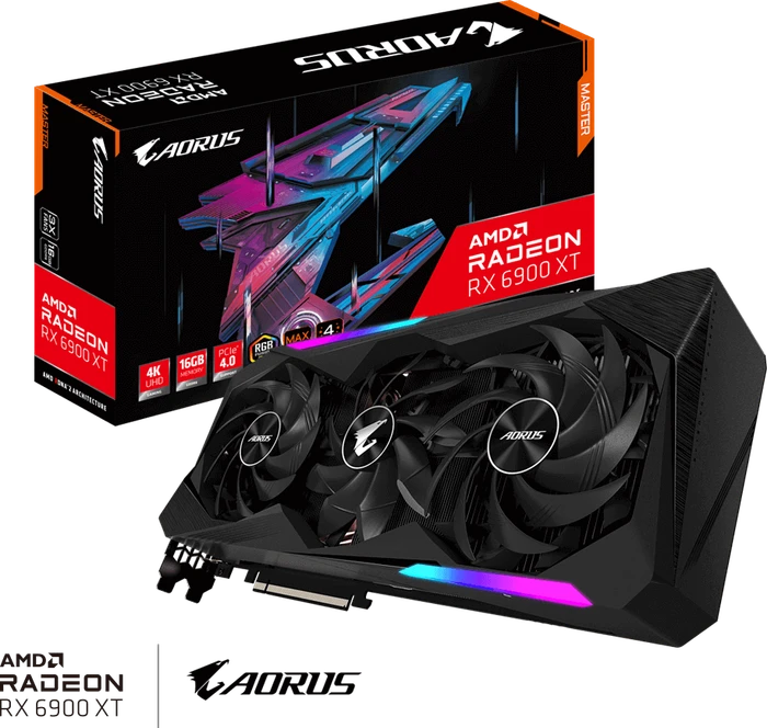 GIGABYTE AORUS Radeon RX 6900 XT Master 16G (Rev. 1.0), 16GB GDDR6, 2x HDMI, 2x DP