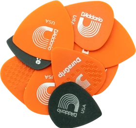 D'Addario Duralin Pick Assortement Pack, Light Gauge (.50mm), 10-Pack