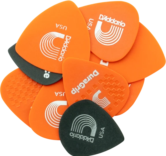 D'Addario Duralin Pick Assortement Pack, Light Gauge (.50mm), 10-Pack