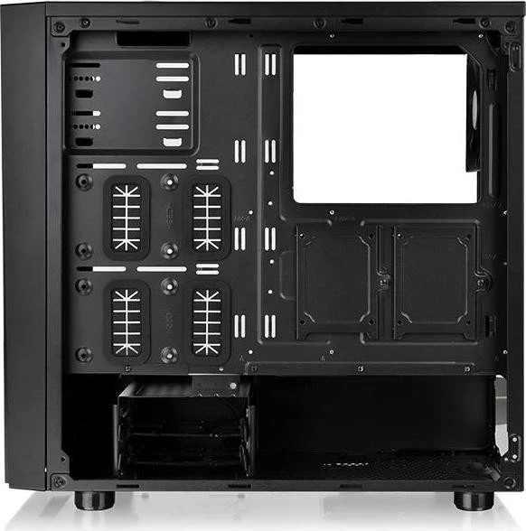 Thermaltake Versa J21 TG, schwarz, Glasfenster