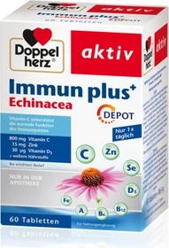 Doppelherz aktiv Immun plus+ Echinacea Tabletten, 60 Stück