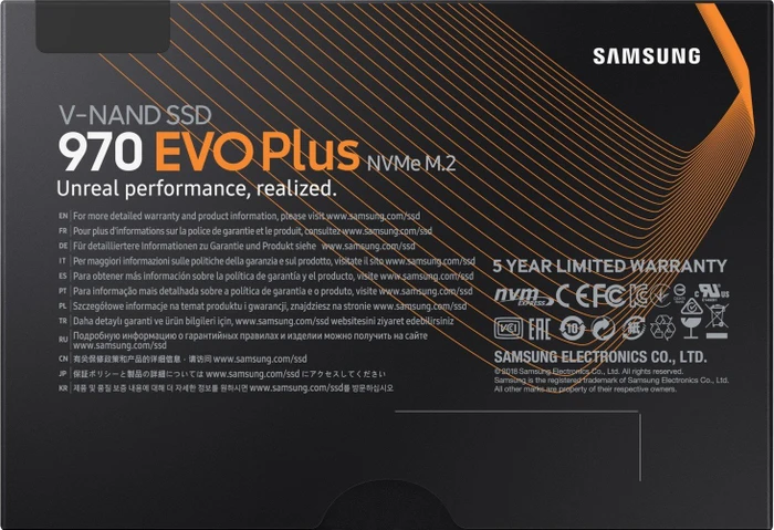 Samsung SSD 970 EVO Plus 1TB, M.2 2280 / M-Key / PCIe 3.0 x4