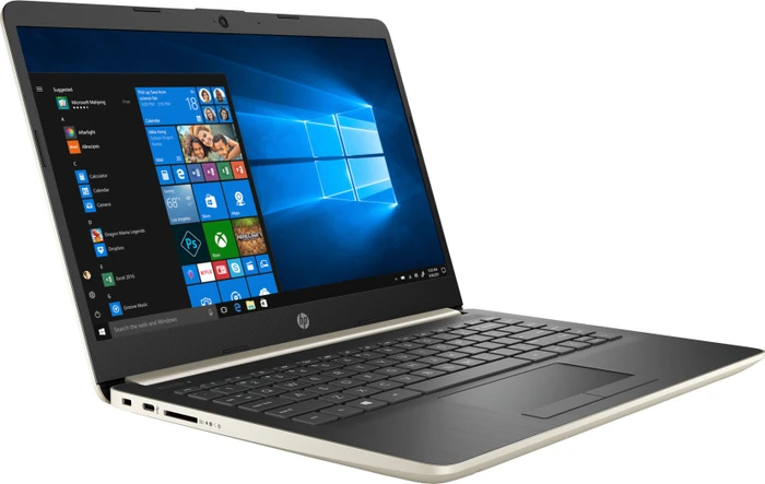 HP Laptop 14-dk0909ng, Pale Gold/Ash Silver, Ryzen 5 3500U, 8GB RAM, 256GB SSD, DE
