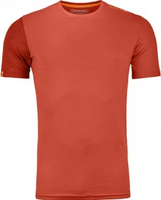 Ortovox 185 Rock'N'Wool Funktionsshirt kurzarm crazy orange (Herren)