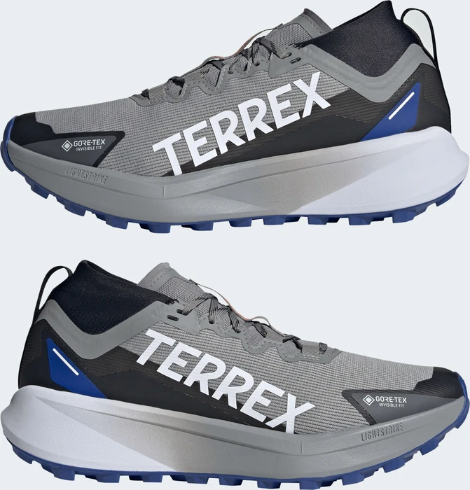 adidas Terrex Agravic GTX charcoal solid grey/semi impact orange/semi lucid blue (Herren)