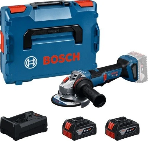 Bosch Professional PRO Heavy Duty GWS18V-11PS Akku-Winkelschleifer inkl. L-Boxx + 2 Akkus 5.0Ah