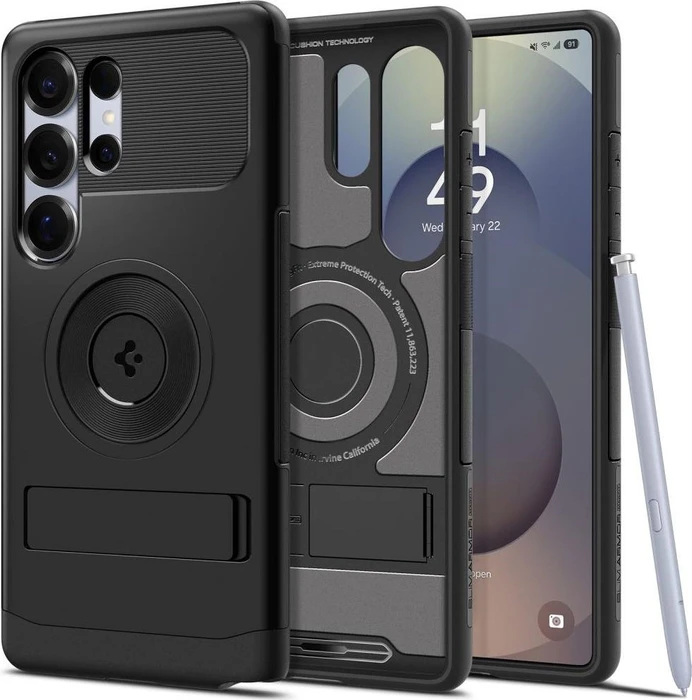 Spigen Slim Armor (MagFit) für Samsung Galaxy S25 Ultra schwarz