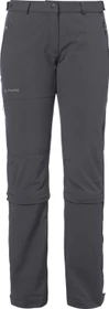 Vaude Farley Stretch Capri T-Zip II Zip-Off Hose lang iron (Damen)