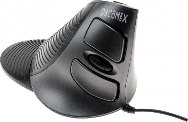 Dacomex V200U Vertical Mouse, schwarz, USB