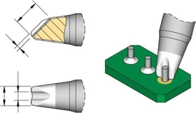 JBC C245790 Dauerlötspitze, hohlkehlförmig, 0.8mm, 1 Stück