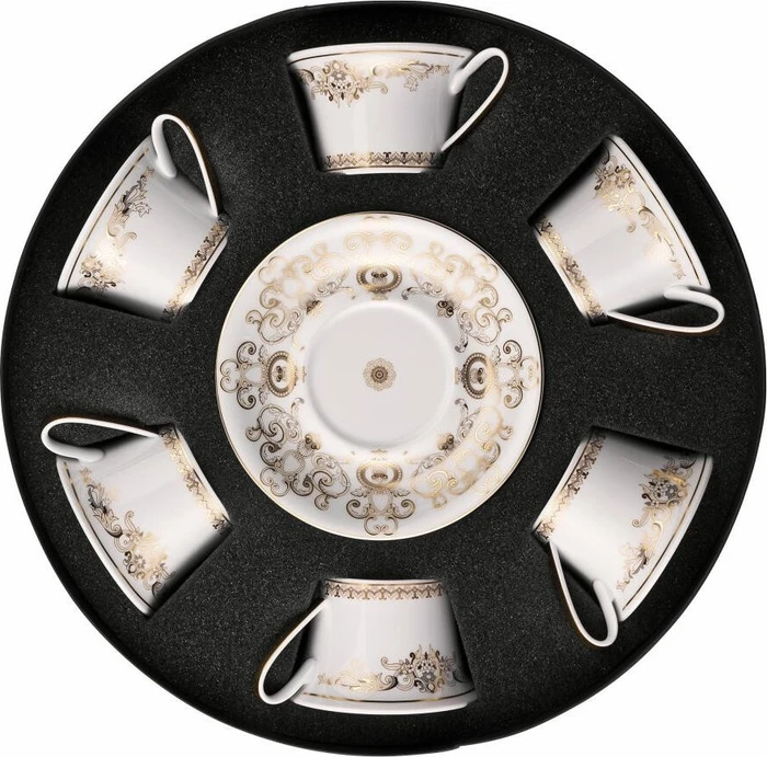 Rosenthal Versace Medusa Gala Teetassen-Set 220ml, 6-tlg.