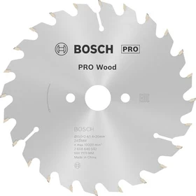 Bosch Professional Optiline Wood Kreissägeblatt 24Z, 150x2.4x20mm, 1 Stück