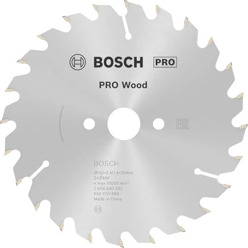 Bosch Professional Optiline Wood Kreissägeblatt 24Z, 150x2.4x20mm, 1 Stück