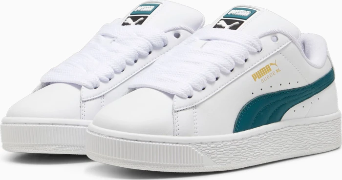 Puma Suede XL Leather puma white/cold green