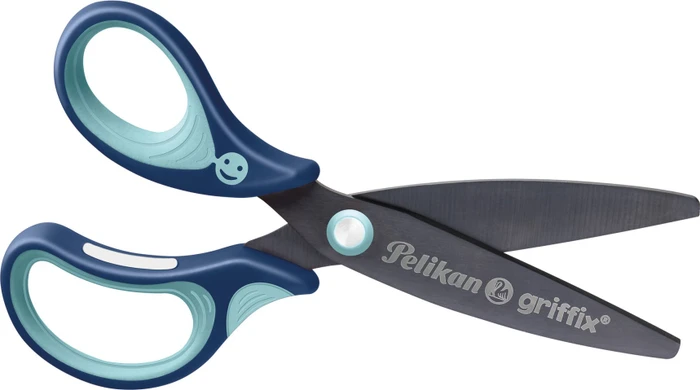 Pelikan griffix Schulschere, Universalschere, Linkshänder, 140mm, blau