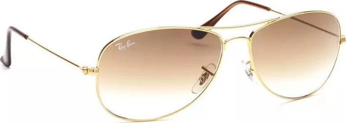 Ray-Ban RB3362 Cockpit 59mm gold/light brown gradient