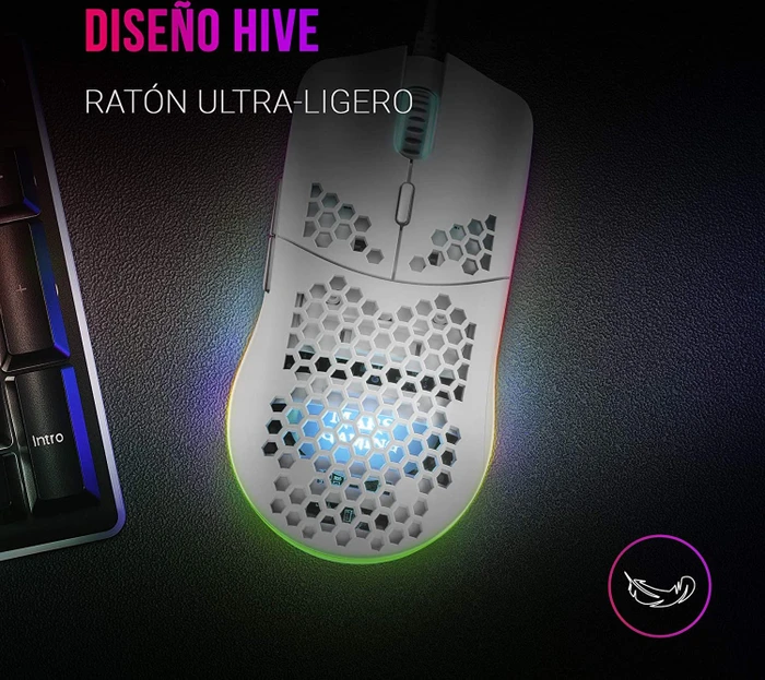 Mars Gaming MMAXW weiß, USB