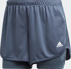 adidas Marathon 20 Two In One Laufhose kurz legacy blue (Damen)