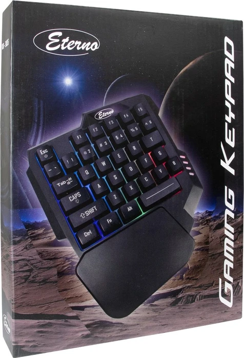 Inter-Tech Eterno KB-3035 RGB Gaming Keypad, schwarz, USB-A
