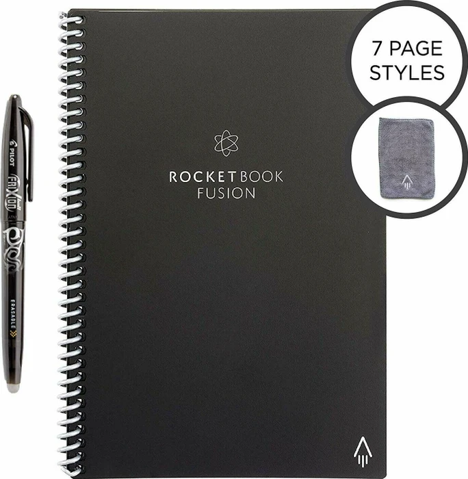Rocket Innovations Rocketbook Fusion Executive A5, schwarz