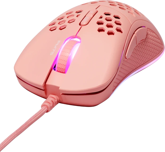 Deltaco DM210 Ultra-Light Gaming Mouse rosa, USB