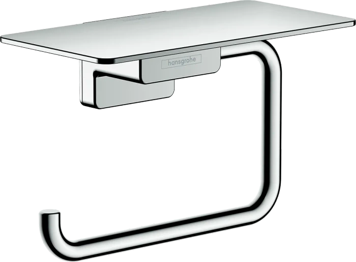 Hansgrohe AddStoris Toilettenpapierhalter mit Ablage chrom