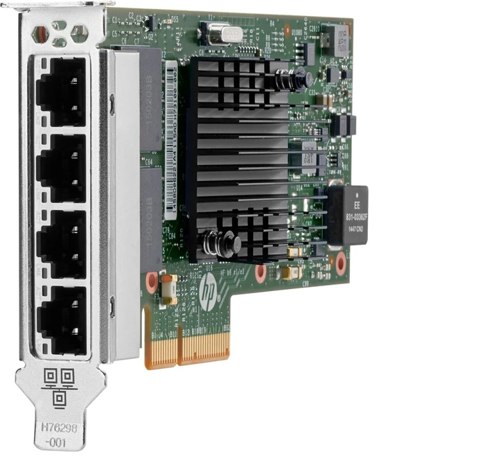 HPE I350-T4V2 366T LAN-Adapter, 4x RJ-45, PCIe 2.1 x4