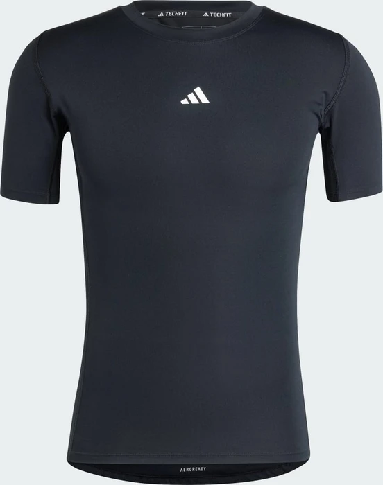 adidas Techfit Training Kompressionsshirt kurzarm schwarz (Herren)