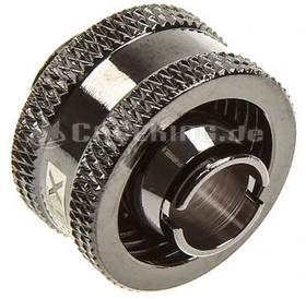 XSPC Anschluss G1/4" auf 16/10mm schwarz chrome V2