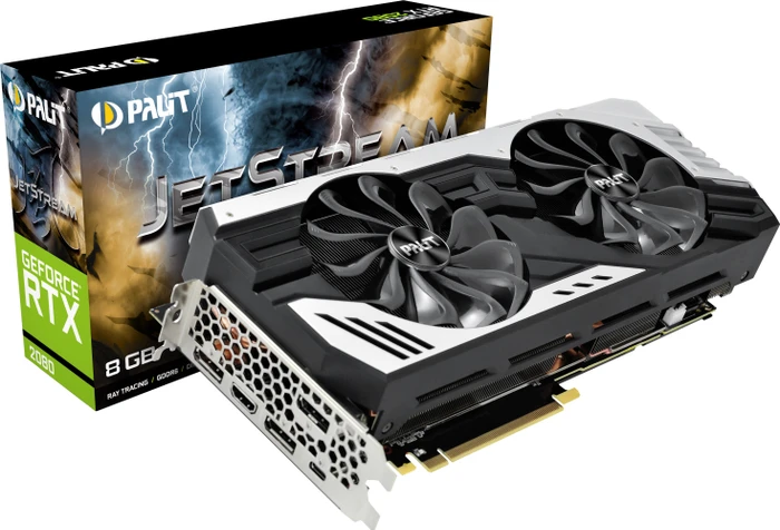 Palit GeForce RTX 2080 JetStream, 8GB GDDR6, HDMI, USB-C, 3x DP