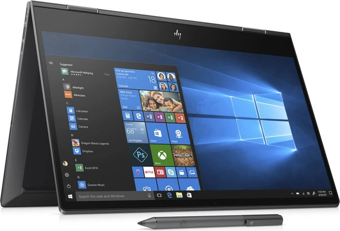 HP Envy x360 15-ds0205ng, Nightfall Black, Ryzen 5 3500U, 8GB RAM, 512GB SSD, DE