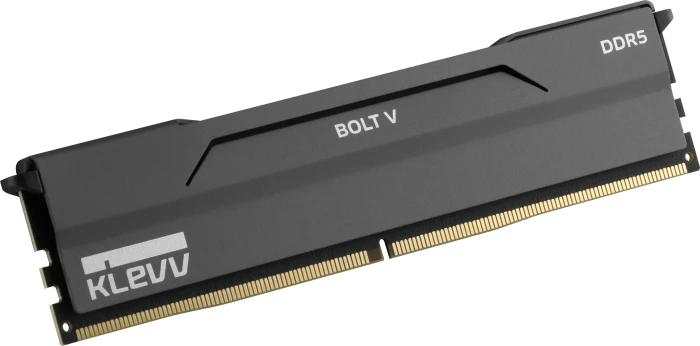 Klevv Bolt V Charcoal Grey UDIMM 32GB Kit, DDR5-6400, CL32-38-38-78