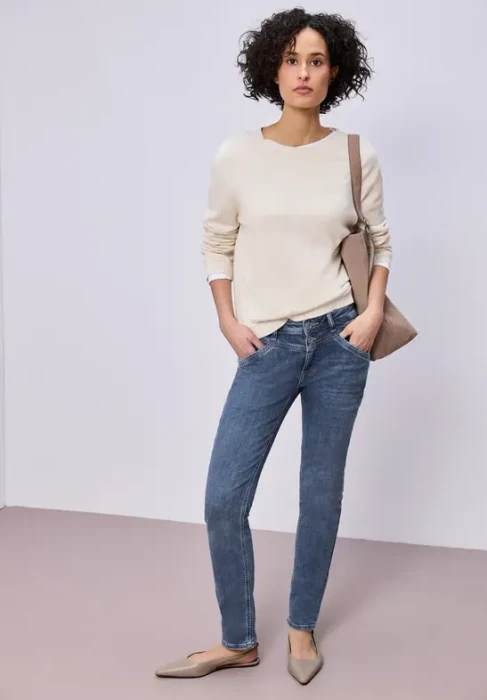 Street One Jane Jeans medium blue wash (Damen)